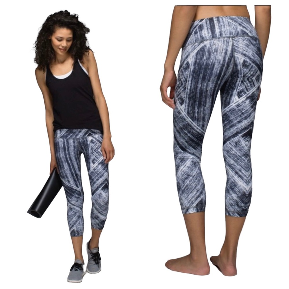 Lululemon Wunder Under Crop Capri Legging Heatwave 6